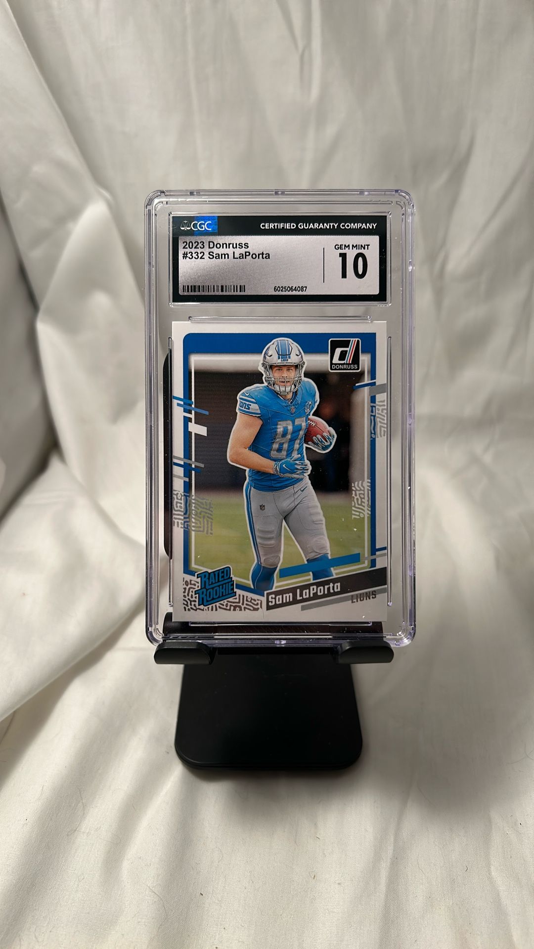 0932 Sam LaPorta Rated Rookie football Card