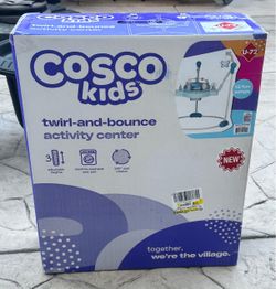 Cosco Kids twirl-and-bounce activity center