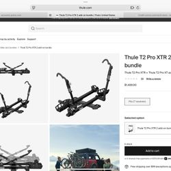 Thule T2 Pro XTR 4 Bike Carrier 