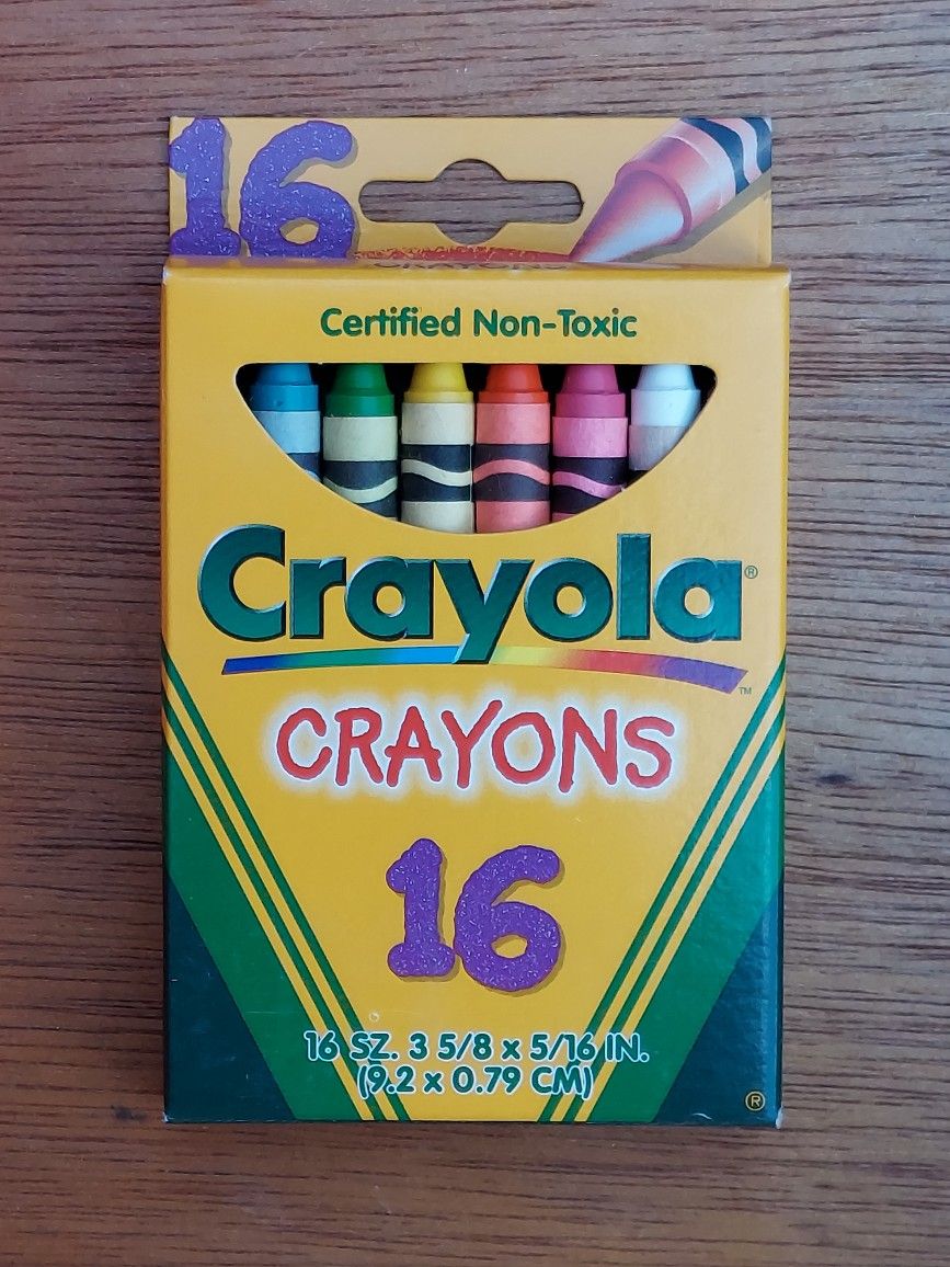 Crayola Crayons 16 Pack 1990s Vintage