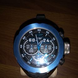 Invicta Black And Blue Watch