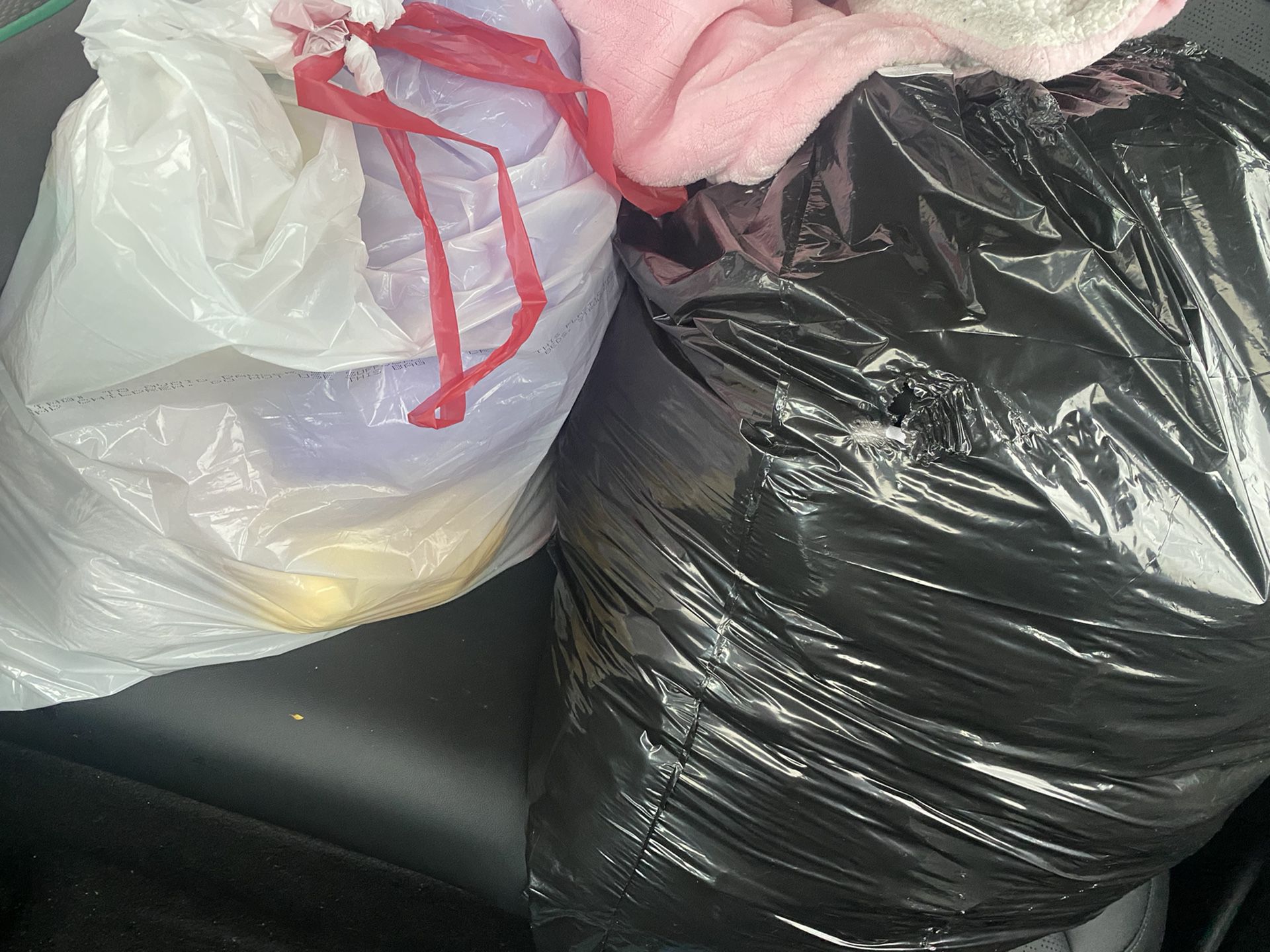 Free Bag Of Clothes And Stuffed Animals 