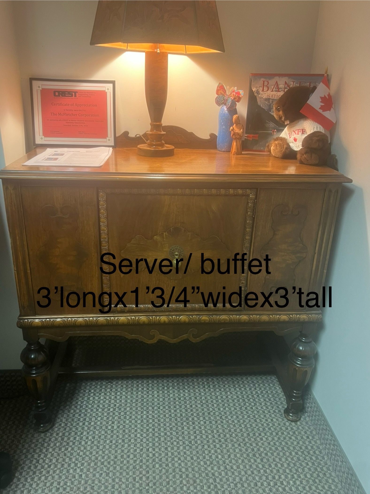 Server Buffet Table
