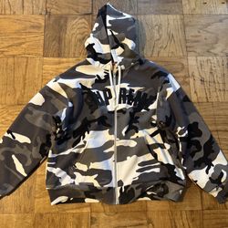 Supreme snow Camo Thermal Zip Up 