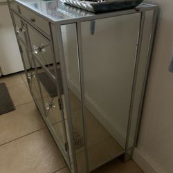 mirror side table