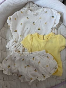 Baby Girl Lemon 3 piece set
