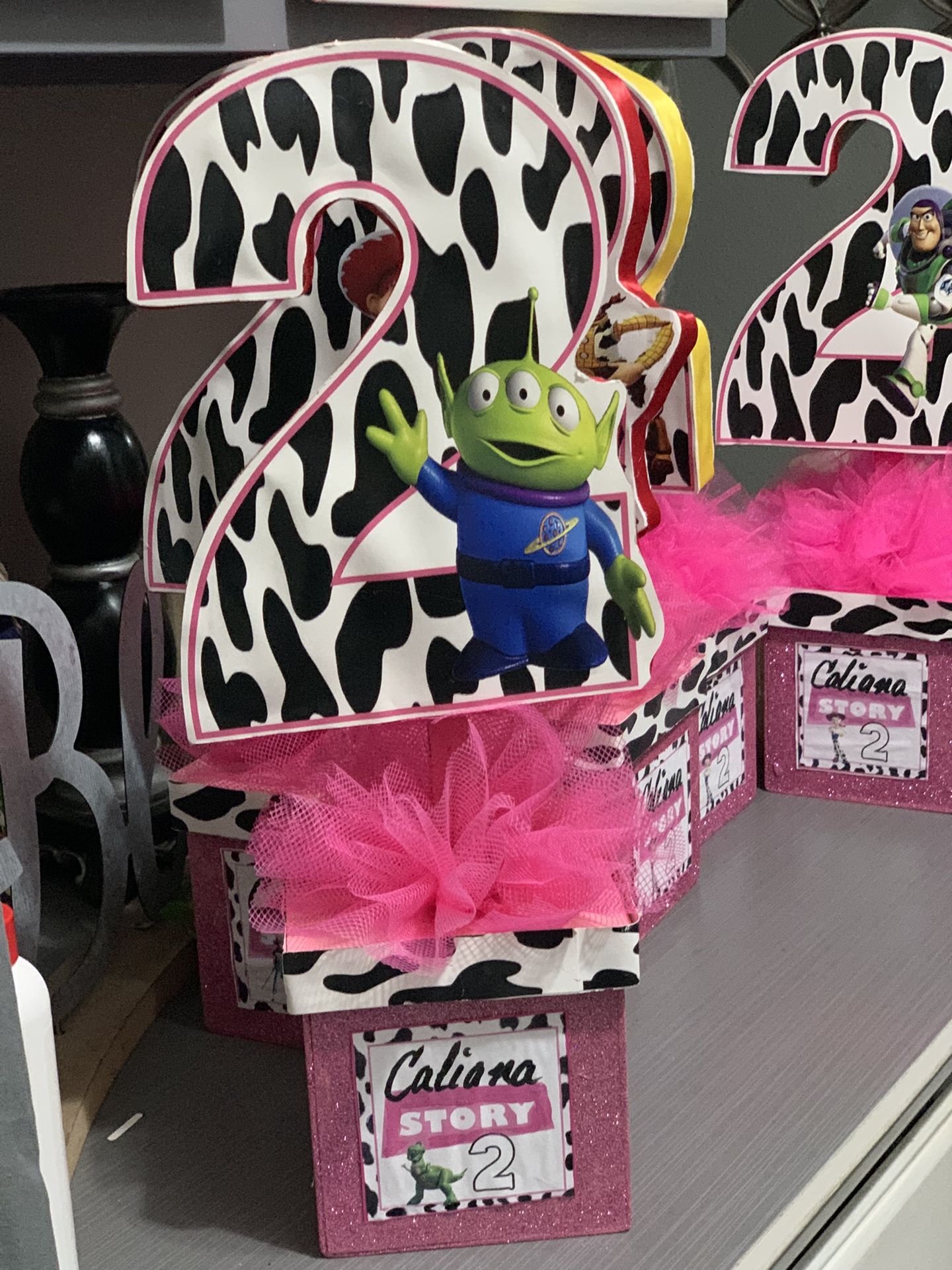 toy story table center piece