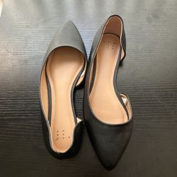 Black Slip In Flats