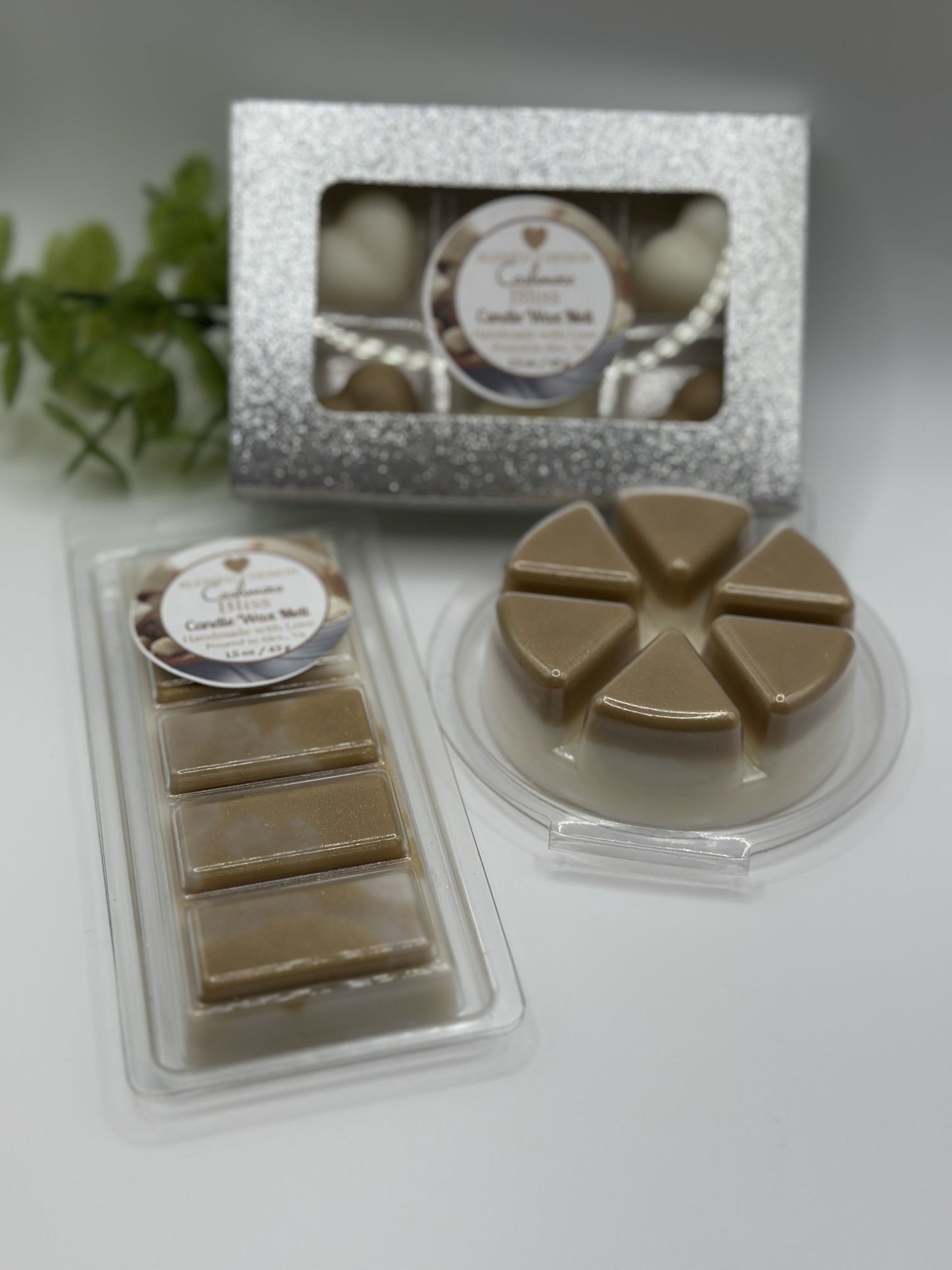 Cashmere Bliss Scented Snap Bar, Clamshell, Or Hearts Candle Wax Melts