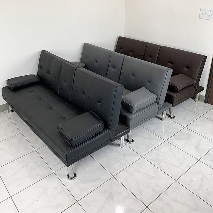 (Brand New) $155 Convertible Folding Futon Sofa Bed Recliner Couch 65x30x31 Inches Max 500 Lbs