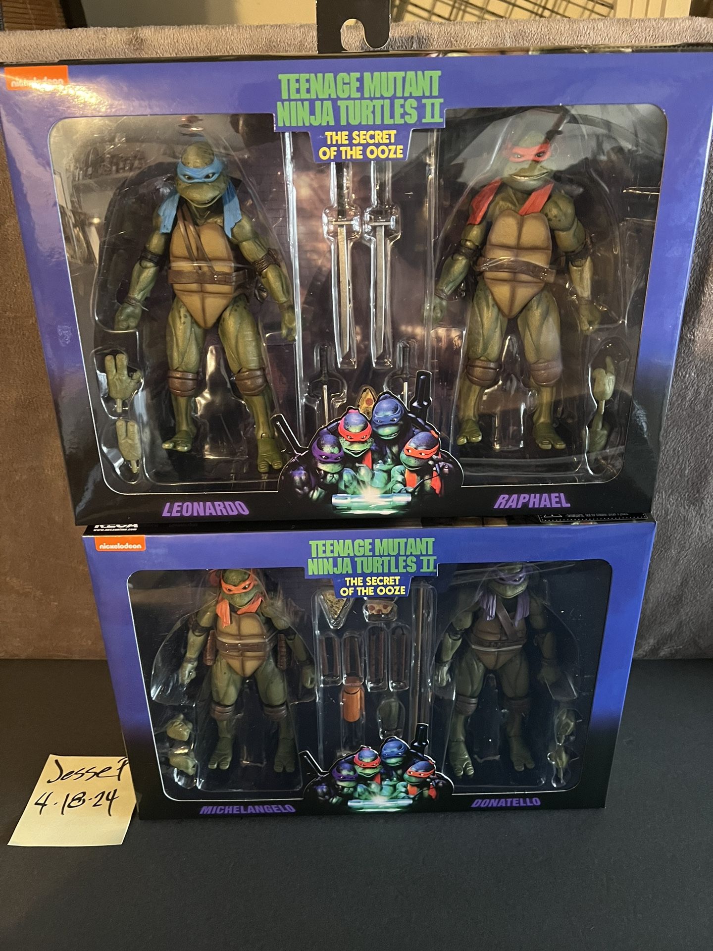 NECA Teenage Mutant Ninja Turtles 2 The Secret Of The Ooze