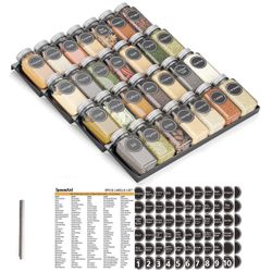 4-shelves & 28 Jars Label Label Sticker Included  E(43)