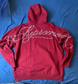 Supreme hoodie jewel script