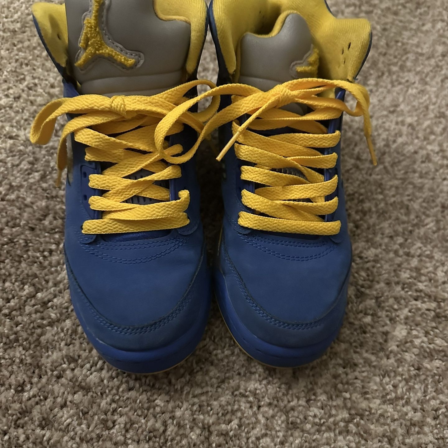 Jordan 5 laney yellow cheap laces