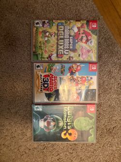 3 Nintendo Switch Games Bundle