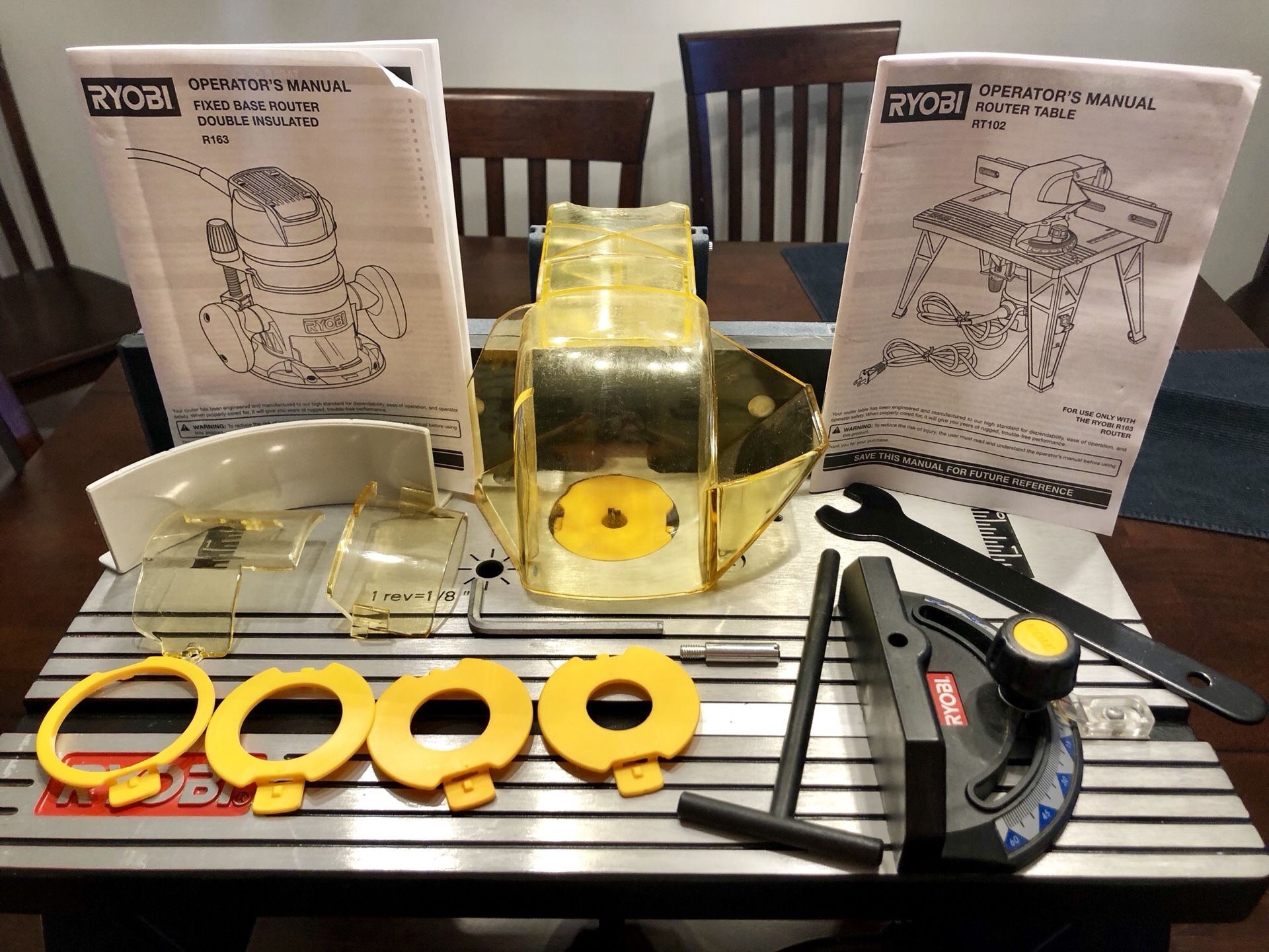Ryobi router table and router combo (RT102 and R163)