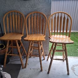 Wooden Bar Stools