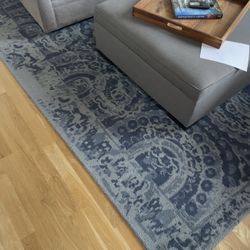 12x9 Pottery Barn Area Rug And Chair