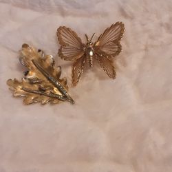 Gold Brouches