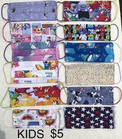 Kid and Adult size available. Price on pictures