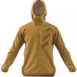 Men's adidas Terrex Agravic Rain Jacket GH4877 Size XL Gold