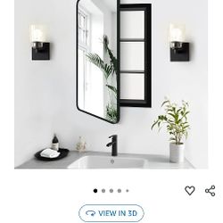 Recessed Medicine Cabinet with Mirror, 16x24''Farmhouse Black Metal Framed Bathroom Medicine Cabinet Mirror, Single Door Storage Cabinet Vanity Mirror