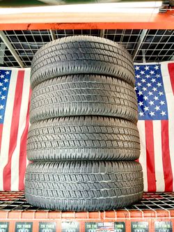 P265/60R18 GOODYEAR WRANGLER SRA ALL SEASON TRUCK SUV 265 60 18 USED TIRES SET