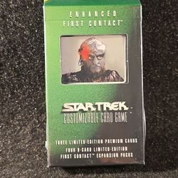 Star Trek Enhanced First Contact Gowron of Borg - Expansion Pack! ⭐️New~Sealed⭐️