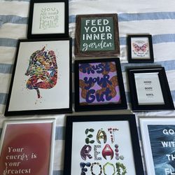 Prints & Pictures Art Framed Gut Health Energy