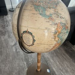 Replogle 16” World Classic Floor Globe – Vintage Style, Excellent Condition