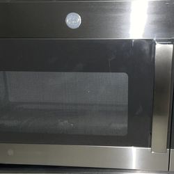 GE 1.7-cu ft 29.9-in Over-the-Range Microwave with Sensor Cooking ( Stainless steel )