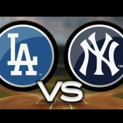 DODGERS v Yanks - Saturday- Reserve Level Aisle Seats
