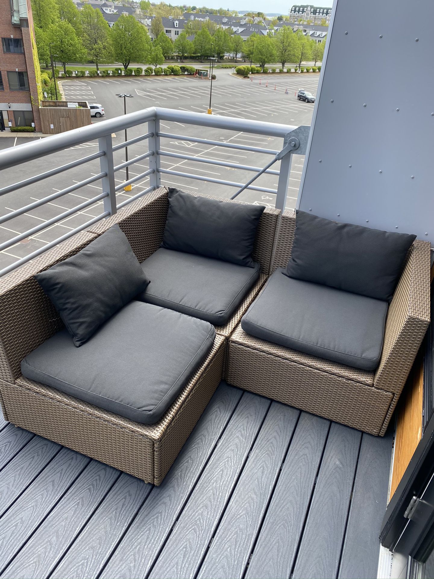 MUST GO! Outdoor Patio Furniture Sectional 3 piece