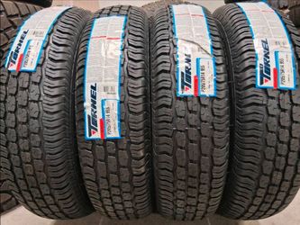 ( 4 TIRES ) 205/75R14 CLASSIC WHITE WALL