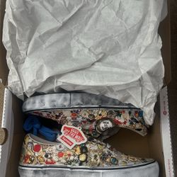 (NEW) Supreme/Vans Era x Mike Kelly (Size 8.5M, White)