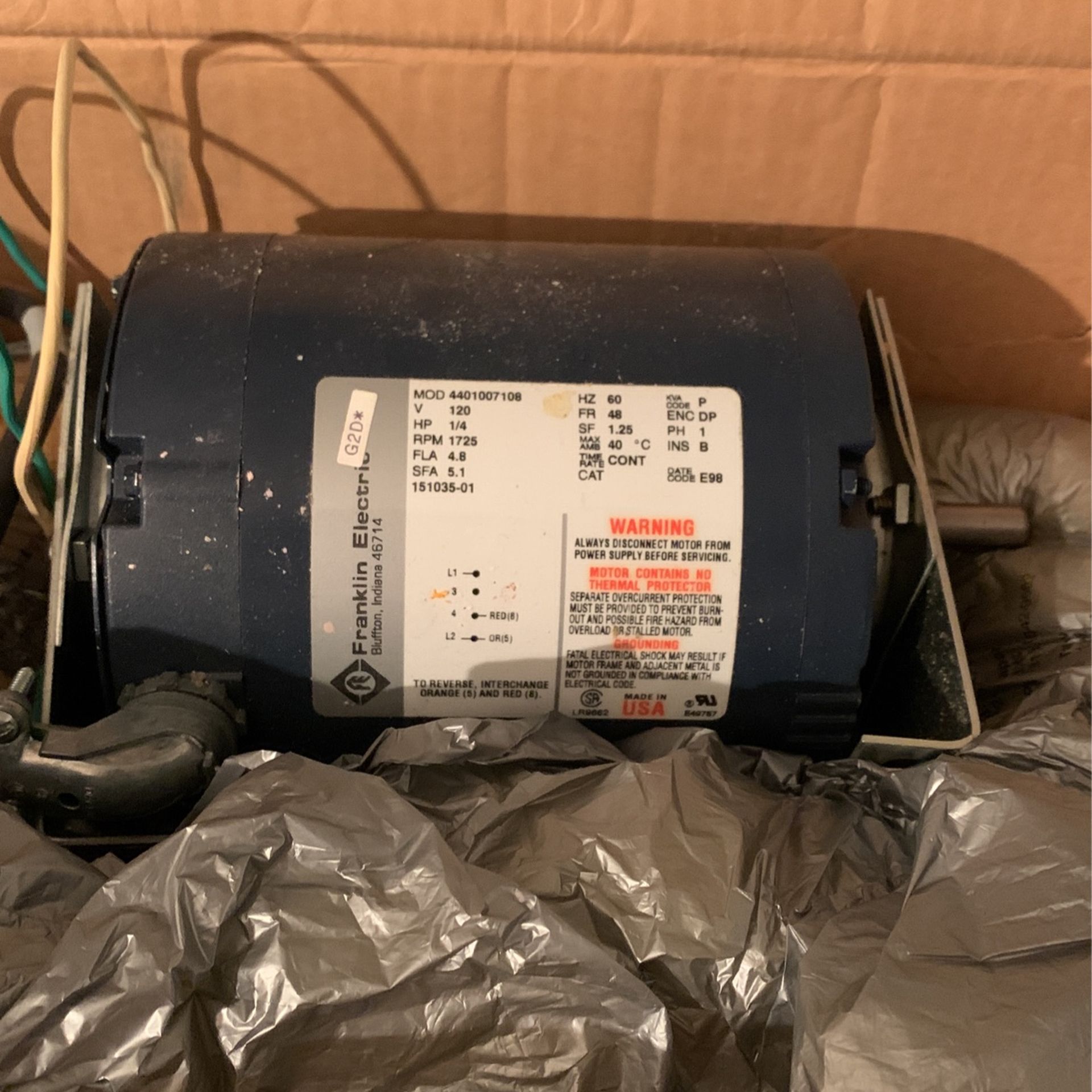 Electro Freeze Slush Motor