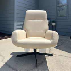 Verikon Leather Swivel  Chair / Recliner back Chair 