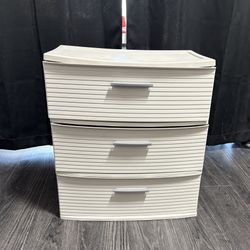 Plastic 3 Drawer 