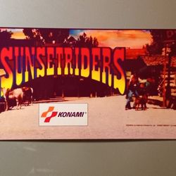 Sunset Riders Wall Sign