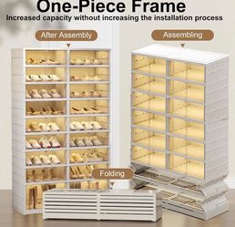 67-inch 9-tier storage cabinet (foldable)