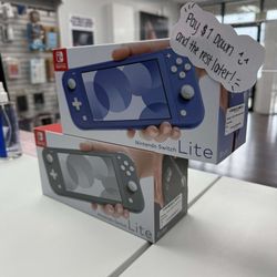 Nintendo Switch Lite New - Pay $1 To Take It Home Today and pay the rest later.