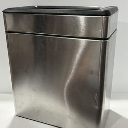 Simplehuman Open-Top Silver Trash Can - Body Dents