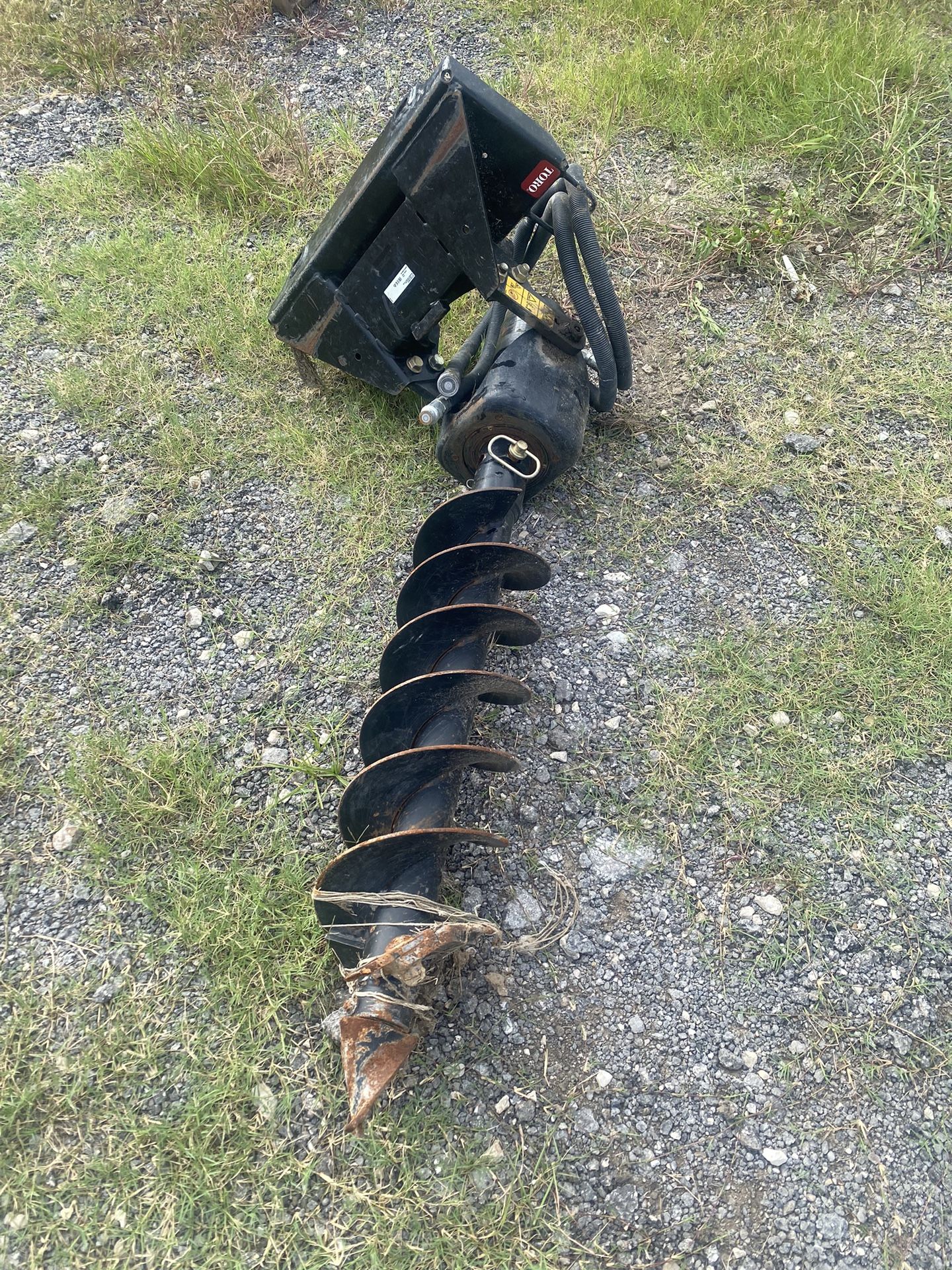 Toro dingo Skid Steer Auger Attachment