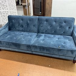Blue Couch/Futon