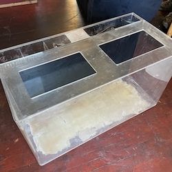 Approx 50 Gallon Acrylic Aquarium Fish Tank With Built In Filter