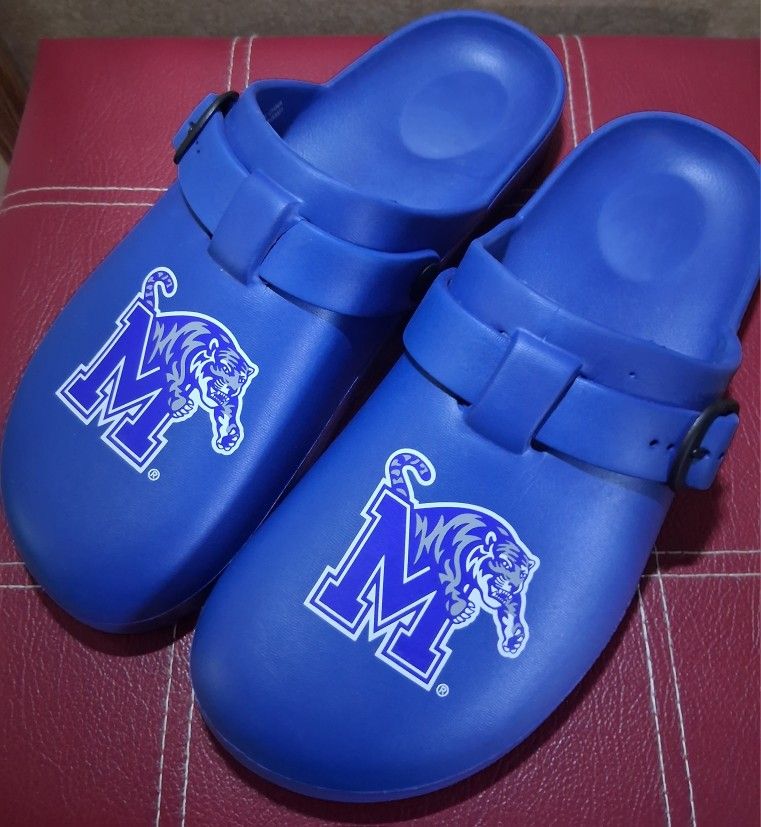 Foco Memphis Tigers Clogs Unisex Men's 9-10 Women's 11-12