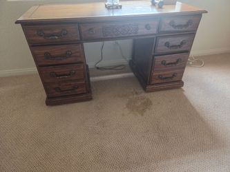 Wood desk