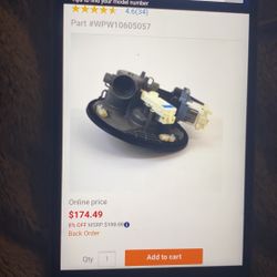 Dishwasher Sump And Pump Motor 