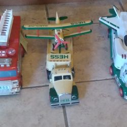 Lot of 5 Hess Trucks - All Working