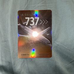 Delta 737 Trading Card